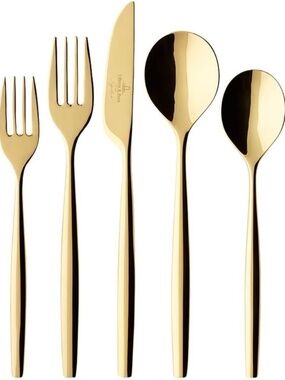 Villeroy & Boch MetroChic d'Or 5 Piece Place Setting | Gold |